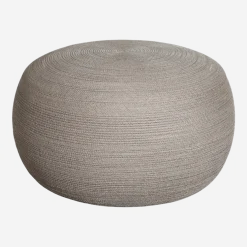 Pouf taupe 43 cm Circle - Cane-Line