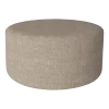 Pouf tissé à plat en lin et coton sable 90x40cm Zyl - Bolia