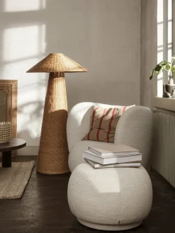 Pouf tonus Terracotta 60 x 41 cm Rico - Ferm living
