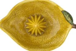 Presse-citron Limone en grès jaune Bloomingville