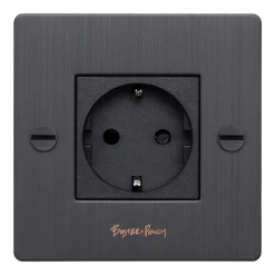 Prise 1G bronze fumé Socket - Buster+Punch