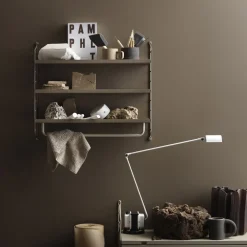 Rail en métal beige 72x8x1cm String System - String furniture
