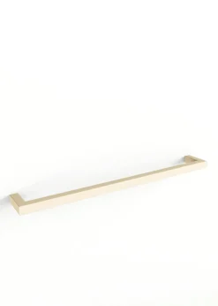 Rail à serviettes carré en acier beige cashew 85cm Vana - Metallbude