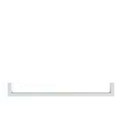 Rail à serviettes carré en acier blanc 85cm Vana - Metallbude