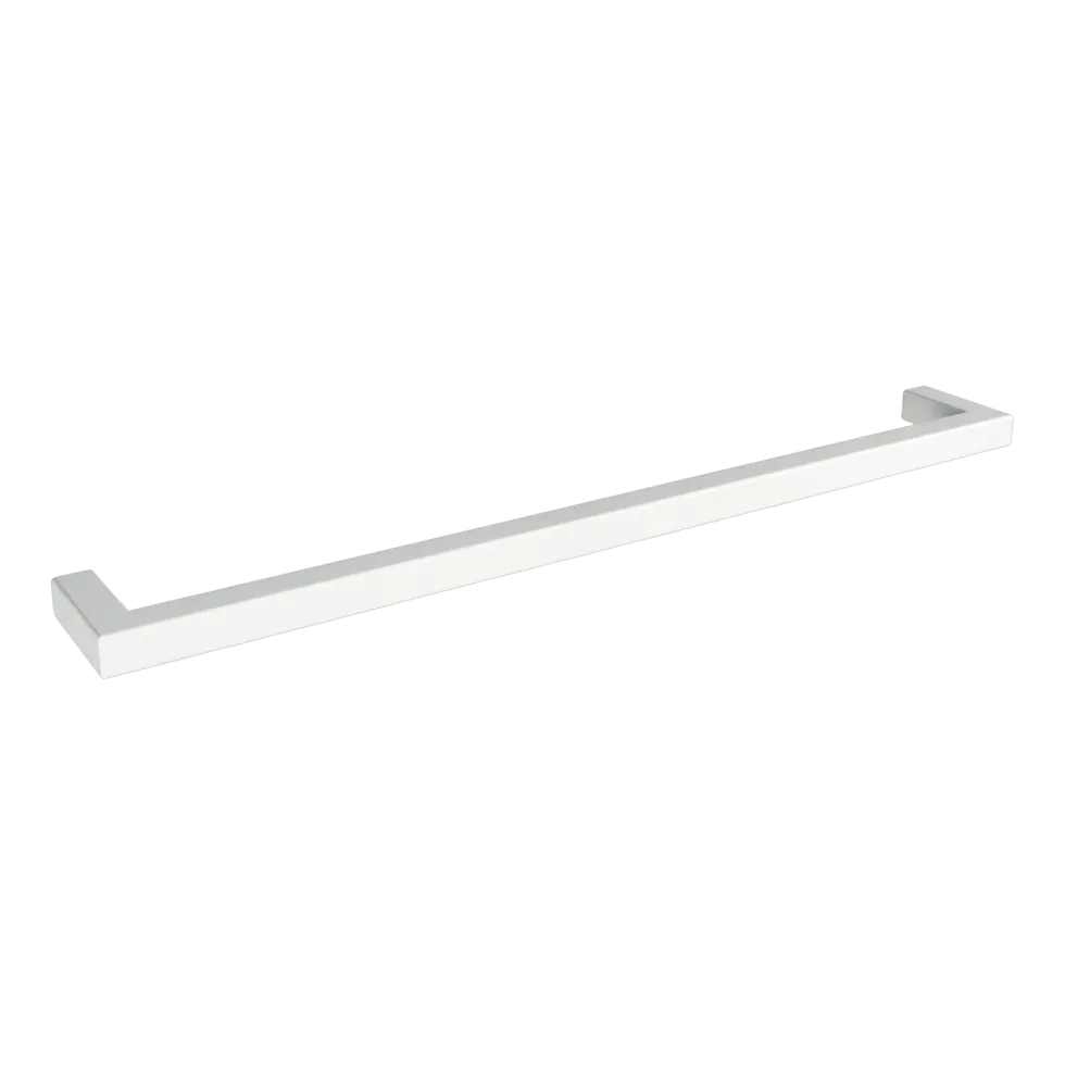 Rail à serviettes carré en acier blanc 85cm Vana - Metallbude