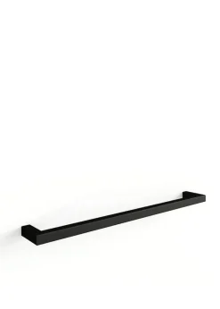Rail à serviettes carré en acier noir 55cm Vana - Metallbude
