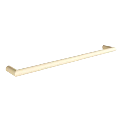 Rail à serviettes rond en acier beige cashew 85cm Vana - Metallbude