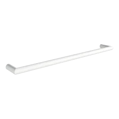 Rail à serviettes rond en acier blanc 85cm Vana - Metallbude