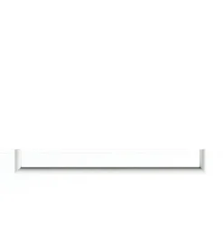 Rail à serviettes rond en acier blanc 55cm Vana - Metallbude