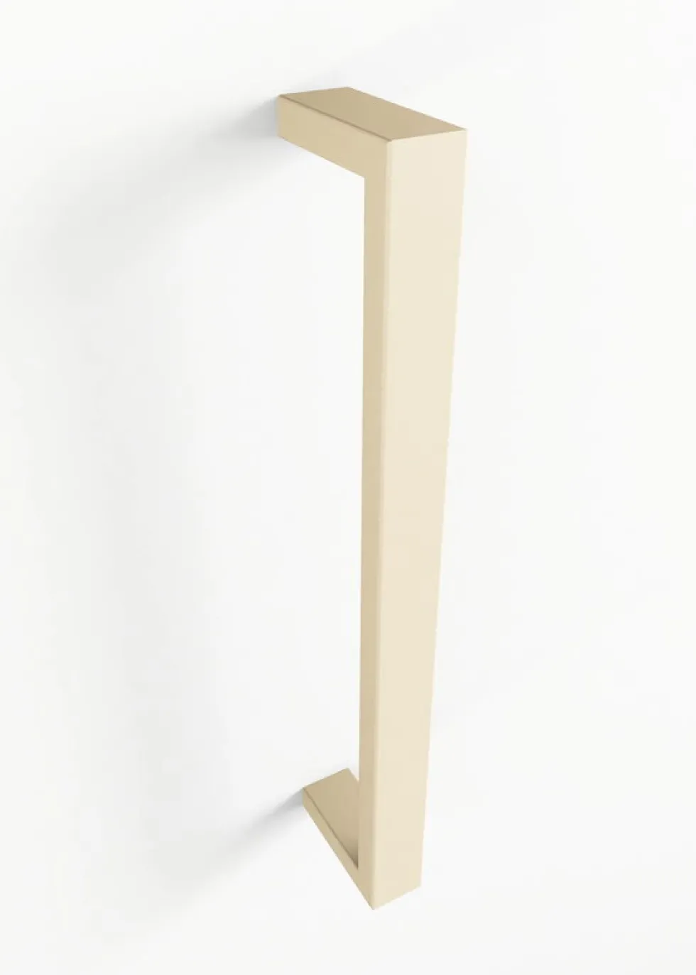 2 rails à serviettes en acier beige cashew 50x10x4cm Nali - Metallbude