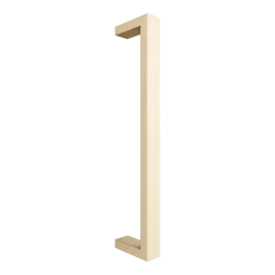 2 rails à serviettes en acier beige cashew 50x10x4cm Nali - Metallbude