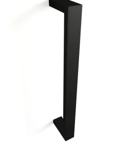 2 rails à serviettes en acier noir 50x10x4cm Nali - Metallbude