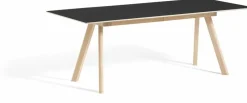 Rallonge contreplaqué laqué mat noir pour table CPH 30 Extensible - HAY