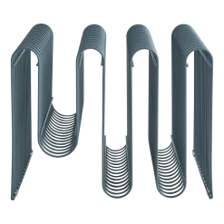 Range-magazine design bleu 40cm Curva - AYTM