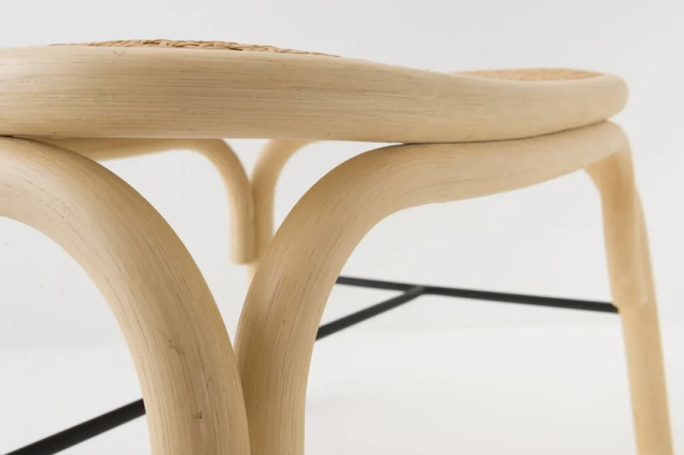 Repose-pied en rotin 44cm Plus - ORCHID EDITION