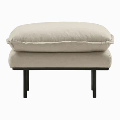 Repose-pieds beige Retro - HKliving
