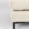 Repose-pieds en tissu beige 80x102x53cm Summer Hocker - Zuiver