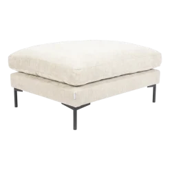 Repose-pieds en tissu beige 80x102x53cm Summer Hocker - Zuiver