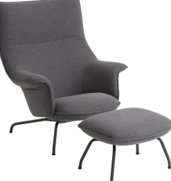 Repose-pieds gris anthracite Doze - Muuto