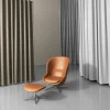 Repose-pieds pivotant en aluminium et pp avec cuir naturel Hyg - Normann Copenhagen