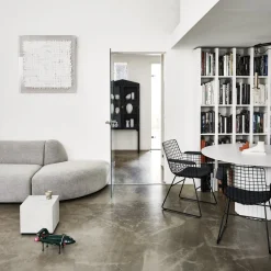 Repose-pieds sneak gris clair L Jax - HKliving