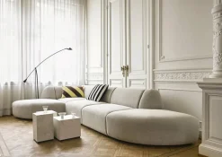 Repose-pieds sneak gris clair L Jax - HKliving