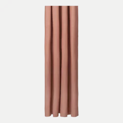 Rideau de douche en coton biologique argile terracotta 160x205cm Chambray - Ferm living
