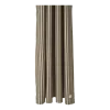 Rideau de douche en coton rayé noir sable 160 x 205 cm Chambray - Ferm Living