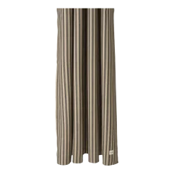 Rideau de douche en coton rayé noir sable 160 x 205 cm Chambray - Ferm Living
