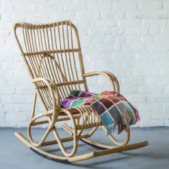 Rocking chair en rotin Marlène - KOK