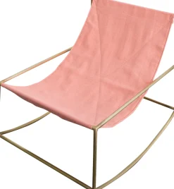 Rocking chair / Laiton / Rose - valerie_objects