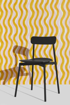 Rouleau de papier peint rose 1 m Gaufrette - Petite Friture