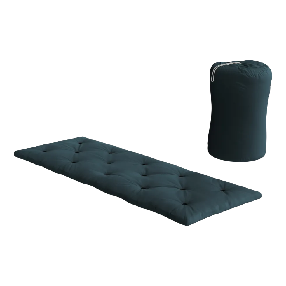 Sac de couchage en coton bleu pétrole 45x70cm Bed in a bag - Karup Design