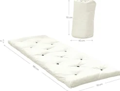 Sac de couchage en coton vert olive 45x70cm Bed in a bag - Karup Design