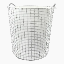 Sac en tissu blanc pour panier 80 L Laundry Bag - KORBO