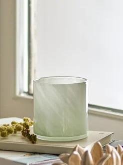 Sakkara Votive Verre Vert - Bloomingville