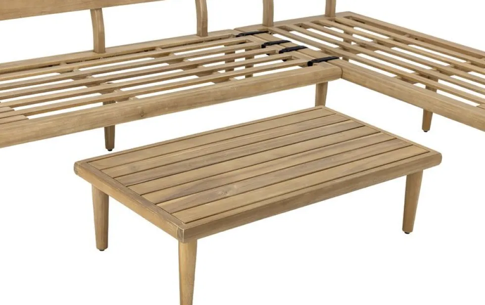 Salon de jardin lounge en bois d'acacia Cesano - Bloomingville