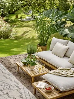 Salon de jardin lounge en bois d'acacia Cesano - Bloomingville