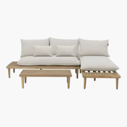Salon de jardin lounge en bois d'acacia Cesano - Bloomingville