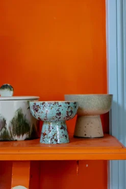 70s ceramics: tapas bowl on base