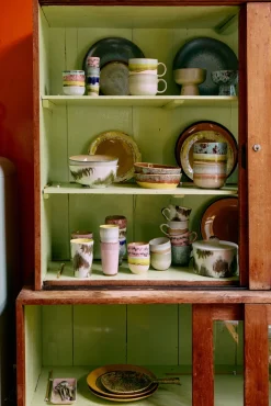 70s ceramics: tea mugs