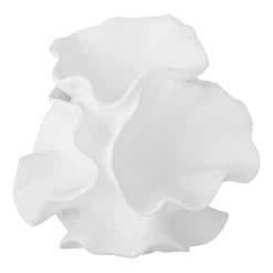 Sculpture blanche en polyrésine 14x15cm Claudette - Bloomingville