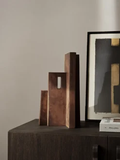 Sculpture en acier rouille Aperture - Ferm living