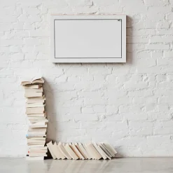 Secrétaire mural blanc 80 x 50 cm Fläpps - Ambivalenz