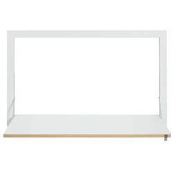 Secrétaire mural blanc 100 x 60 cm Fläpps - Ambivalenz