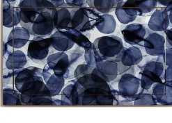 Secrétaire mural Fläpps 80 x 50 cm Bubbles Indigo - Ambivalenz