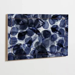 Secrétaire mural Fläpps 80 x 50 cm Bubbles Indigo - Ambivalenz