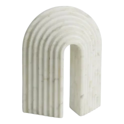 Serre-livres en marbre blanc 14 x 18 cm Ferro - Nordal