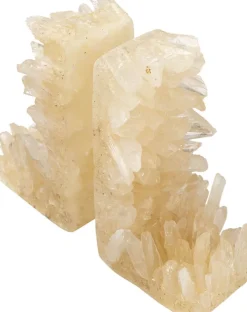 Serres livres en quartz naturel et résine 24x8x20cm - Versmissen