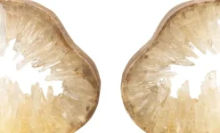 Serres livres en quartz naturel et résine 30x5x20cm - Versmissen